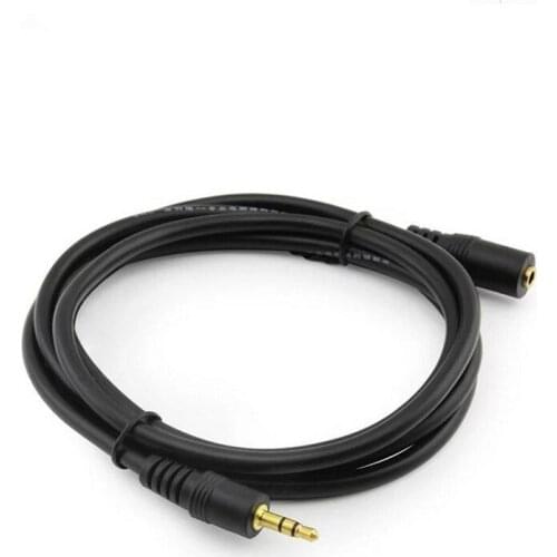 1PC 3.5 Male to 3.5 Female Audio Extension Cable Line For Earphone Plug Jack Stereo Car AUX Audio Video TV AV 1.5M 3M 5M