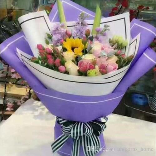 Flower Packaging Paper Florist Supplies Handmade Material Diy Bouquet Pack festival Gift Wrapping Pape