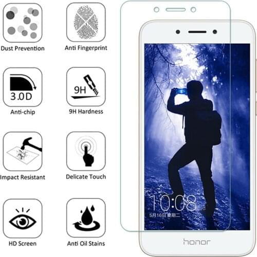 2PCS Tempered Glass Screen Protector For Honor 6 6A 6C Pro 6X 6 Play Protective Glass For Huawei P6 Enjoy 6S Nova Young Smart Y6