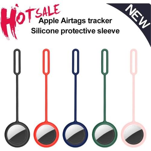 Protective Cover For Aircovered AirTag Case Silicone Protector Bumper Case Compatible For Apple AirTags Tracker