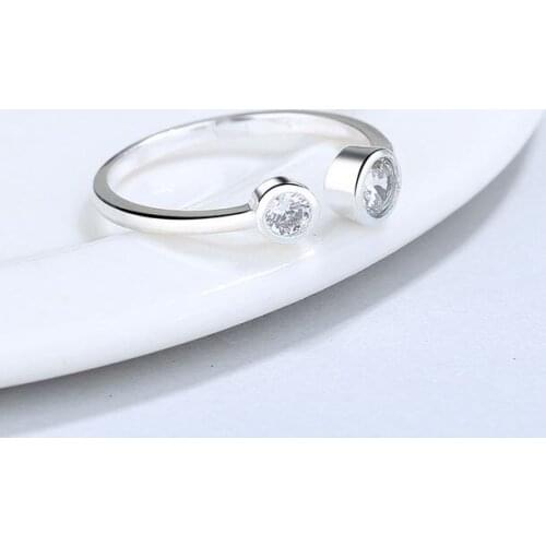 S925 Sterling Silver Zircon Ladies Classic Hand Jewelry Silver Ring Accessories Jewelry Tampa Bay Lightning Bts Accessories