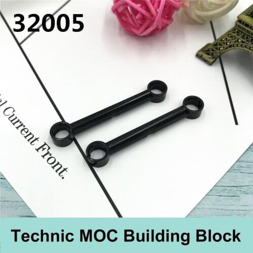 10PCS Technology building block parts compatible with famous brand MOC parts 2739b 32005 1x6 hard link