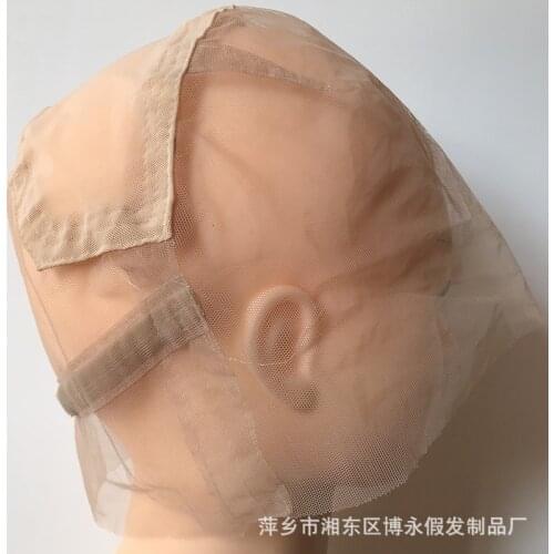 Aobocca 10pcs Full Lace Wig Net Hat Full Hand Hook Elastic Hair Net Half Hand Hook Inner Net Hat Factory Lace Wig Cap