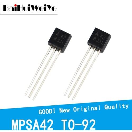 100PCS/LOT A42 KSPA42 MPSA42 NPN TO-92 TO92 Triode Transistor New Original Good Quality Chipset