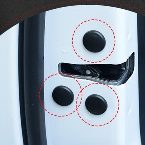 12Pc Car Door Lock Screw Protector Cover For Toyota Camry Corolla RAV4 Yaris Highlander/Land Cruiser/PRADO Vios Vitz/Reiz Prius