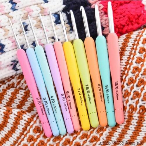 20Sets 10pcs/set Hooks Needles Yarn Crochet Hooks Sewing Needles Sewing Tools Weave Aluminium Craft Knitting Needles