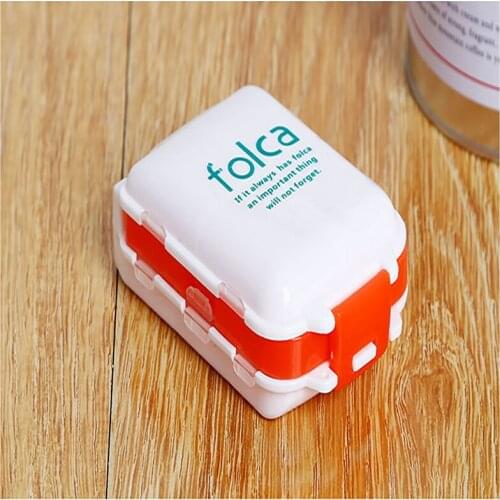 7 grids pill case portable pill box folding medicine drug pill organizer storage container box weekly 7 days pill box