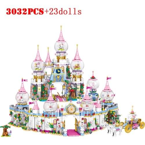 Princess Girl Series Castle Building Blocks Windsors Castle Model Figures Technical Bricks Educational Toys For Children Gifts