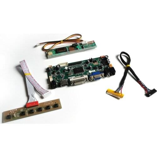 For B156XW01 V0 V1 V2 M.NT68676 screen controller drive board DVI VGA LCD monitor panel CCFL LVDS 30Pin 15.6" 1366*768 Kit