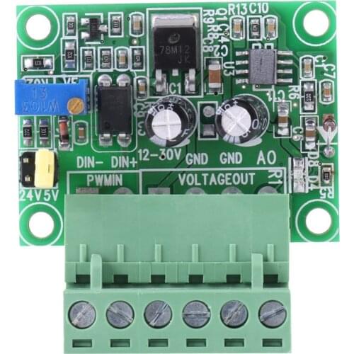 Hot 1-3KHZ 0-10V PWM Signal to Voltage Converter Module Digital Analog Board Voltage Converter Conversion Tools