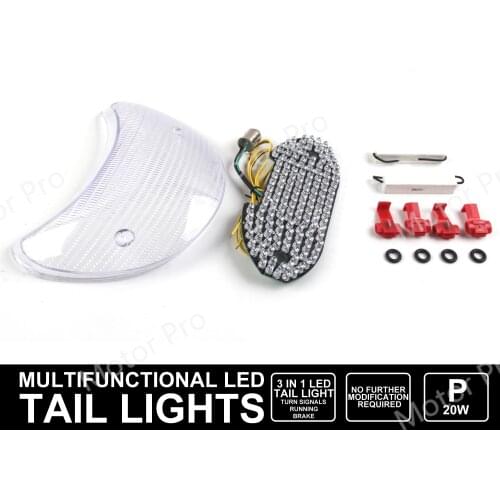 Taillight For Ducati Supersport 1999 - 2007 LED Turn Signals Brake Tail Light Motorcycle 2000 2001 2002 2003 2004 2005 2006