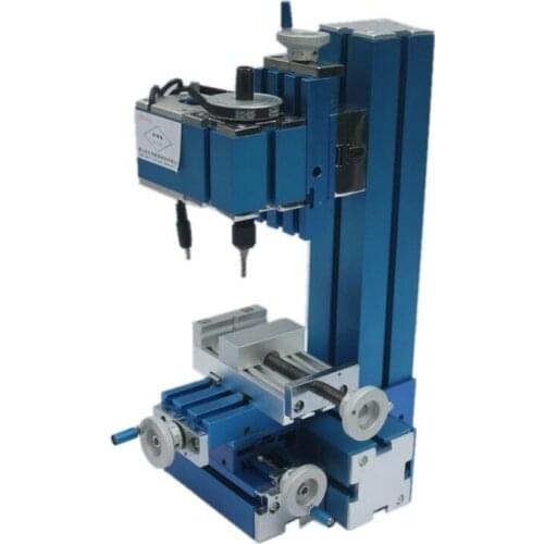 Mini Milling Machine DIY Woodworking Metal Aluminum Processing Tool 100~240V 18000r/min Mini Metal Lathe