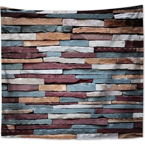 Marble wall tapestry living room decor drap mural beach blanket Strip stone large tapestry