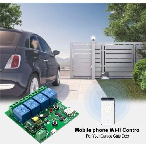 EWeLink wifi switch DC 5V 12v 24v 32v AC 220V Inching/Self-Locking wireless Relay module Smart home Automation for Door access