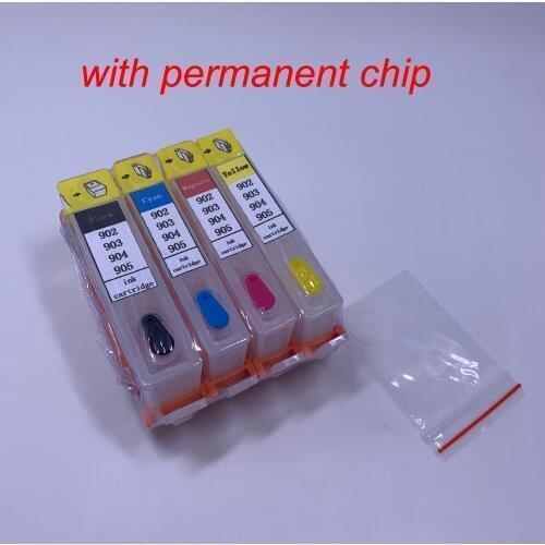 YOTAT Refillable ink cartridge for HP903 HP 903 for HP OfficeJet 6950 6951 6954 6956 6961 6962 6963 6964 6965 6966 6968 6970