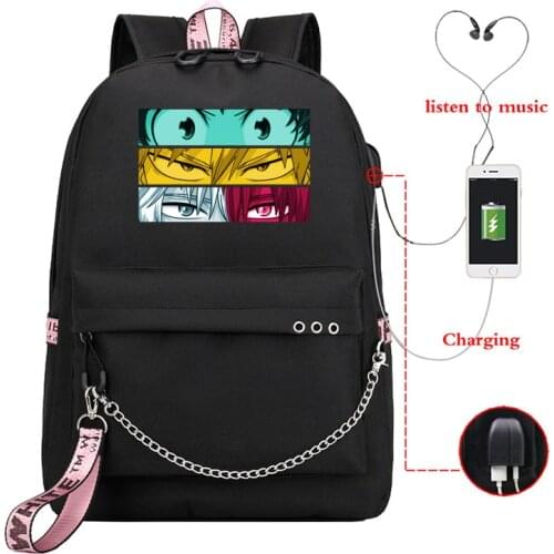 Boku No Hero Academia My Hero Academia Cosplay Cos Backpack School Backpacks Anime Manga Teenger Girl School Bag Female Mochila