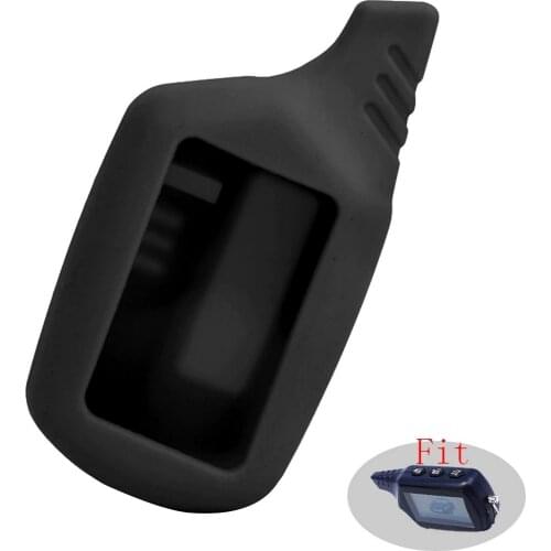 1 Pcs Silicone Key Case for Starline B9 A91 A61 B6 2-Way Car Alarm LCD Remote Control Transmitter Silica Gel Keychain Cover