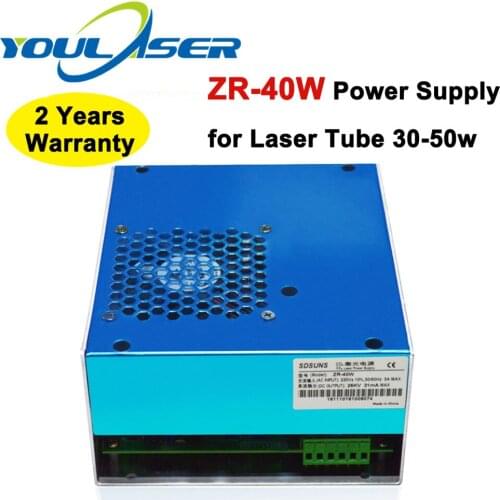 Co2 Laser Power Supply 40w for 30W 40W 50W Co2 Glass Laser Tube