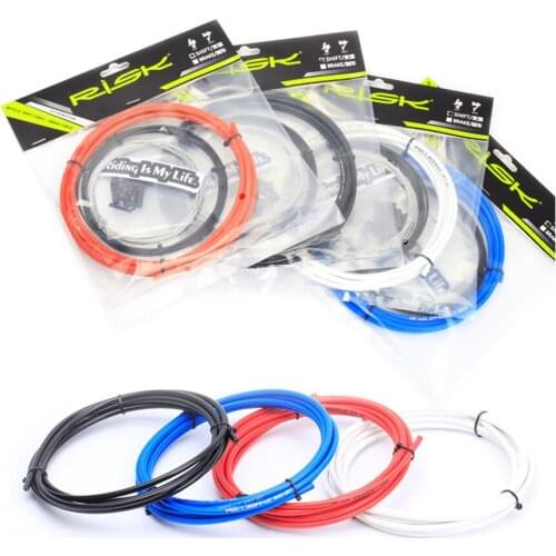 4 Colors MTB Mountain Road Bike Bicycle Brake Cable Gear Front Rear Brake Gear Cable Shifters 4/5mm Shift Set Tube Kits