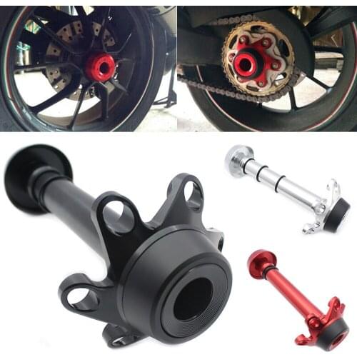 Rear Axle Protection Ball Fork Crash Slider Wheel Protect For Ducati Multistrada 1200 Pikes Peak 13-14 Streetfighter 1098S 06-11