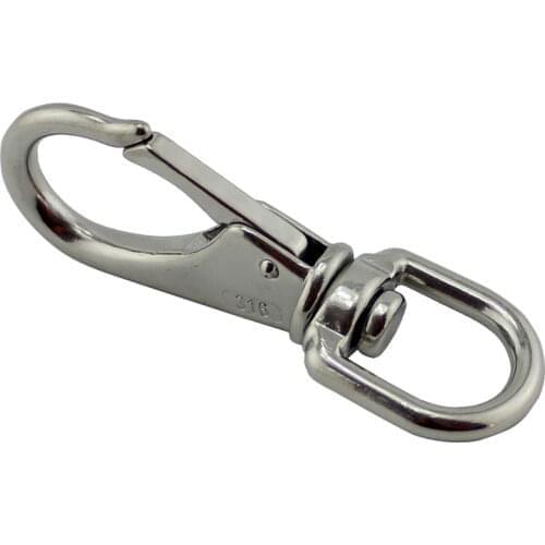 New 20pcs 16*69mm Metal Swivel Lobster Clasps Clips Dog Leash Swivel Hook Snaphook Cord Hook Buckle Trigger Clips Snap