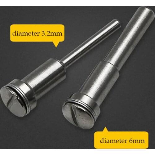 3.2mm/ 6mm Rotary Tool Circular Saw Blades Cutting Discs Mandrel for Dremel Rotary Accessory High-Speed Steel Extension Rod