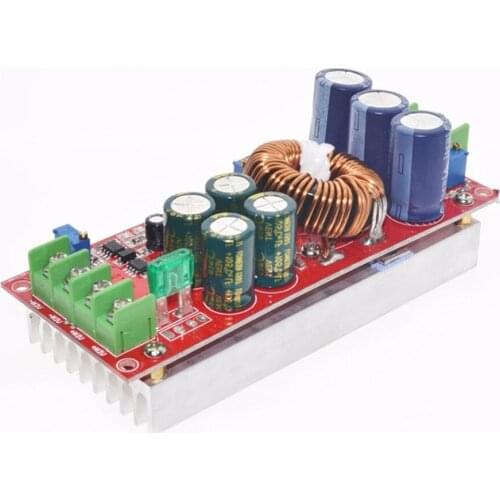5pcs/lot 1200W 20A DC Converter Boost Step-up Power Supply Module IN 8-60V OUT 12-83V