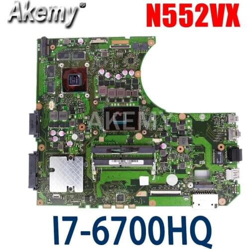 90NX00S0-R00020 Mainboard For Asus N552VX N552VW N552V Mainboard Laptop Motherboard W/ I7-6700HQ SR2FQ GTX950M-4GB