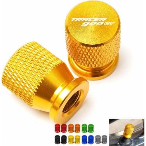 For YAMAHA TRACER900GT TRACER 900GT 900 GT Motorcycle CNC Aluminum Accessorie Wheel Tire Valve Stem Caps CNC Airtight Covers