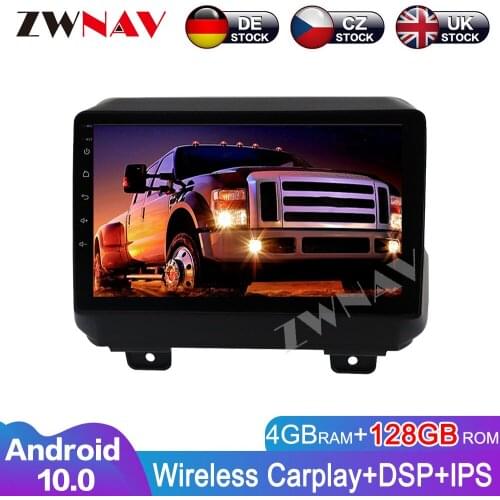 Android 10 4+128GB For JEEP Wrangler 2018 2019 2020 ISP Screen Car Radio Multimedia Player Radio Car GPS Navigation DSP Carplay