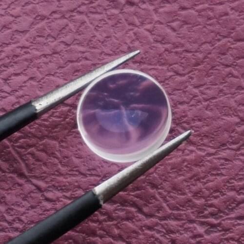 Diameter 6MM 6.35MM Plano Convex Coated Glass Lens Focal Length 10MM 12MM