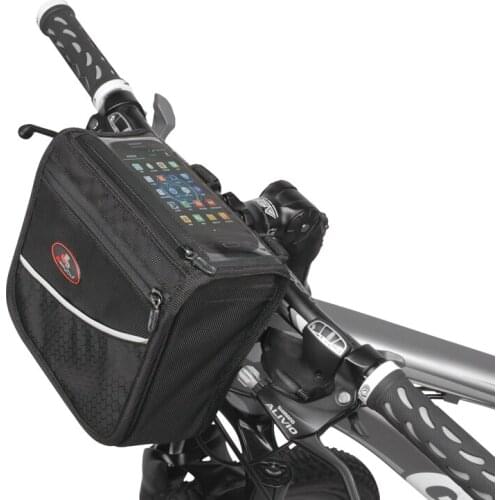 ETOOK Cycling Bicycle Bike Head Tube Handlebar Cell Mobile Phone Bag Case Map PVC Bag Electric Bike Scooter Bag