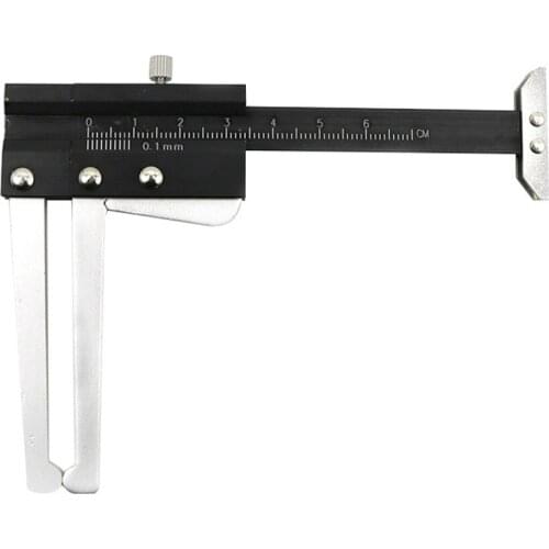Brake Disc Thickness Measuring Vernier Caliper Car Tyre Plate Wear Depth Ruler Brake Thickness Measuring Gauging Tool