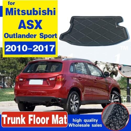 Car Rear Trunk Boot Mat Waterproof Floor Mats Carpet Anti Mud Tray Cargo Liner For Mitsubishi ASX Outlander Sport RVR 2010-2017