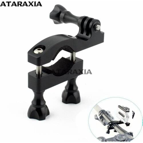 Bike Mount Camera Handlebar Clip Holder Bracket 23-32mm for Go pro Hero 7 6 5 4 SJCAM Yi 4K Eken for Go pro Action Camera
