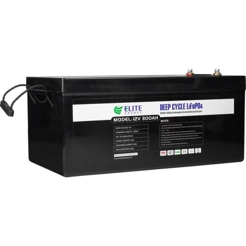 Long Life Rechargeable Deep Cycle Bms 12V 200Ah 300Ah 400Ah Lifepo4 Lithium Ion Pack Battery Lipo