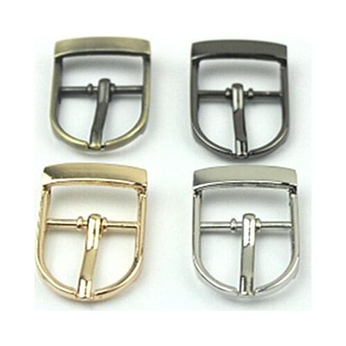 Metal Gold Nickel Pin Belt Buckles Adjuster Bags Strap Slider Shoes Buckle DIY Leather Hardware Accessory 16.5/20.5/25mm