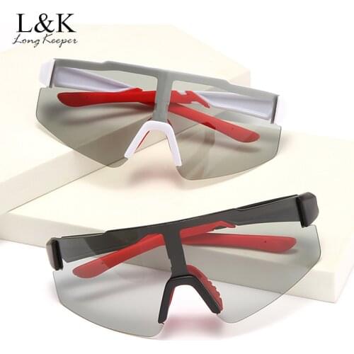 Mens Photochromic Sunglasses Male Women Oversized Polarized Driving Sun Glasses Change Color Goggles Outdoor Lentes De Sol