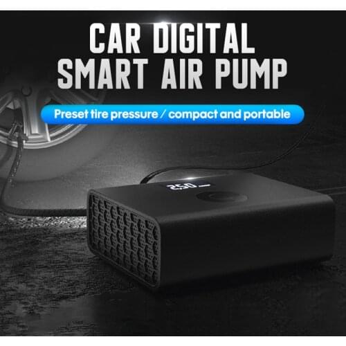 Carsun 12V Portable Car Tire Inflator Digital Display Air Pump Portable Electric Tire Inflator for Car