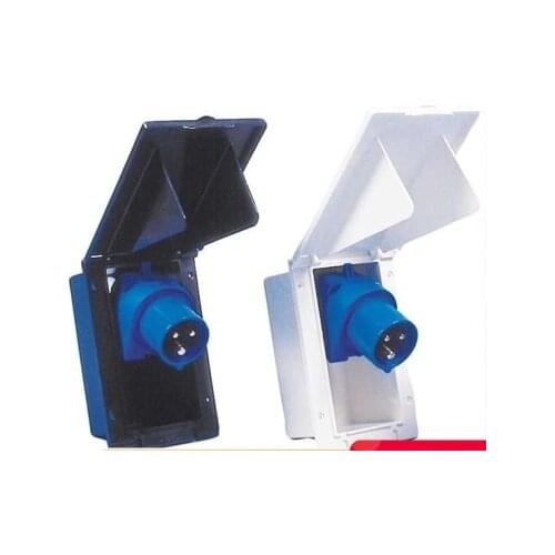 RV Camper 220V External Waterproof Plug Socket external power socket plug power supply 210-240V 16A