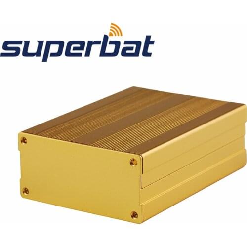 Superbat 3.94''*2.99''*1.38'' Aluminum Project Box Circuit Board Enclousure Case Electronic Project DIY 100x76x35mm