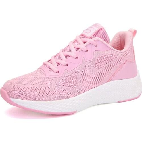 Women Casual Shoes Fashion Breathable Walking Mesh Flat Shoes Sneakers Women 2021 Vulcanized Shoes White Women Sport Shoes