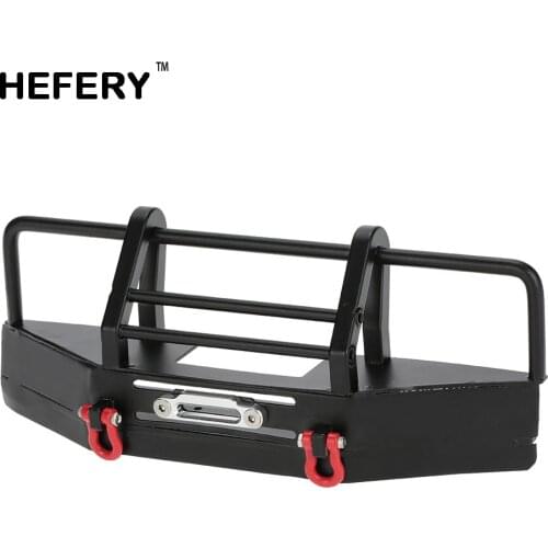 1/10 RC Rock Crawler Front Bumper with Trailer Buckle for0 RC4WD D90 Axial SCX10