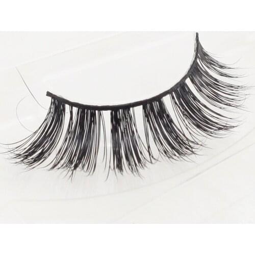 1 Pair Real 3D Mink Lashes Soft Natural False Eyelashes Mink Eyelashes Makeup Long Eye Lashes Eyelash Extension