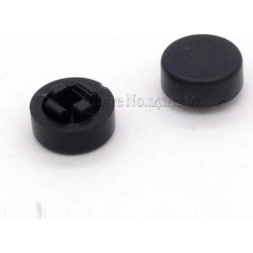 100Pcs 6X6X7.3mm A44 Round Tactile Push Button Switch Cap Micro button Cap Momentary Tact Cap