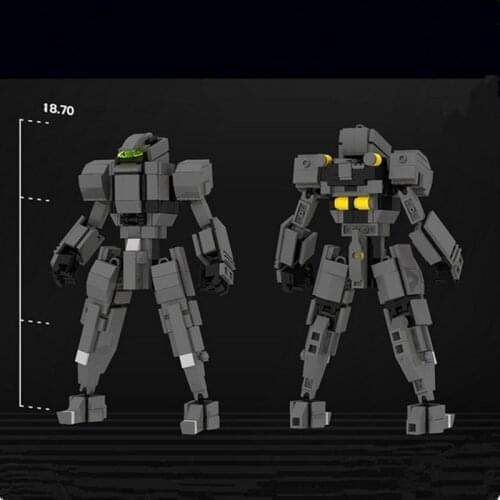 18.7cm STEM MOC Bricks Model Small Particles Building Block Educational Toy