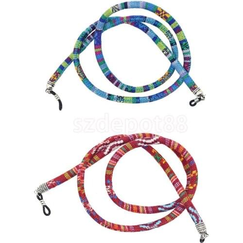 2 Pieces Women Men Sports Sunglasses Neck Cord Strap Eyeglass Glasses String Lanyard Holder