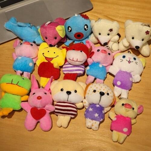 5PCS Kawaii Small Bears Plush Soft Toys Pearl Velvet Dolls Gifts Mini Teddy Bear