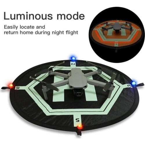 55CM Foldable Waterproof Landing Pad With Night Ligh For DJI Mavic Air 2/Mavic 2 PRO/ZOOM /Mavic Pro/Mavic Mini/Spark/Phantom3/4