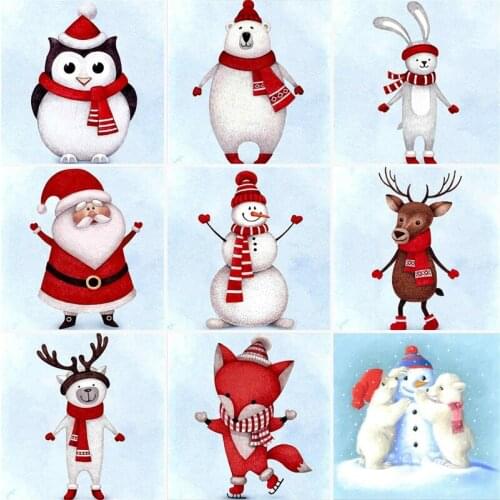 5d Diamond Painting Full Drill Square Christmas Diamond Embroidery Sale Santa Claus Home Decoration